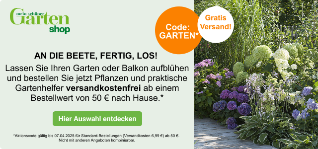 Mein schöner Garten-Shop Aktion